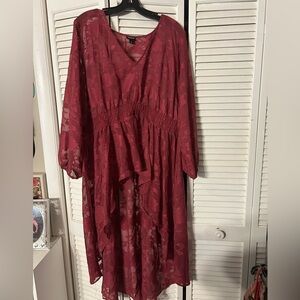 Torrid Burgundy High Low Top